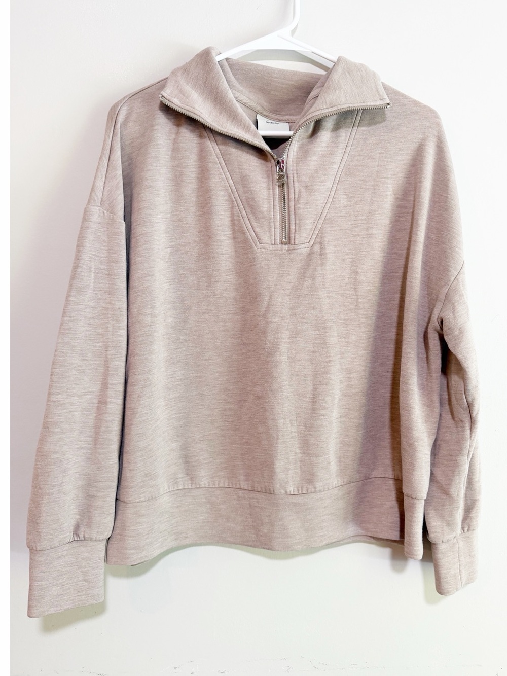 Varley doublesoft quarter zip pullover sweatshirt size medium
